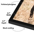 thumbnail image 5 of Americanflat 24x36 Poster Frame with Polished Plexiglass Streamline Collection Thin Border Wall - Black, 5 of 6