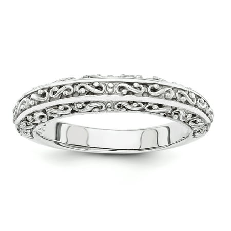 14K White Gold Anniversary Band Size 7 | Walmart Canada