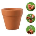 thumbnail image 2 of 12pcs Small Terracotta with Drainage Holes Mini Clay Pots for Indoor Plants Succulents Flowers Garden Nursery Clay Pots, 2 of 7