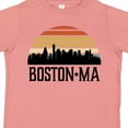 thumbnail image 4 of Inktastic Boston Massachusetts Skyline Sunset Boys or Girls Toddler T-Shirt, 4 of 5