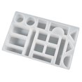 thumbnail image 2 of Moldes de Juguetes de bloques de silicona Macarena para Manualidades DIY resina epoxi No epoxi de forma Irregular, 2 of 6