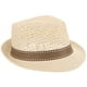 thumbnail image 4 of Sombrero de paja Sombrero de playa de ala corta Sombrero de pescador tejido transpirable para hombres y mujeres, 4 of 6