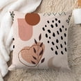 thumbnail image 4 of Boho Abstract Pillow Covers 18x18 Inch - Modern Design with Geometric Shapes and Earthy Botanical Elements, Chic Cushion Cases for Home Decor, 4 of 6