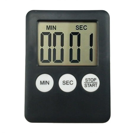 

Digital Timer Mini Kitchen Timer With Alarm Installation For Cooking Black