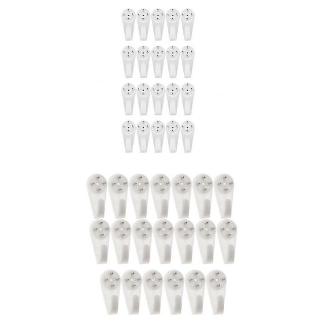 jifeng 40 Pieces Creative Invisible M L Hardwall Picture Frame Hanger Hanging Hooks