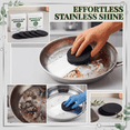 thumbnail image 2 of for Stainless Steel, Removes Burnt-On Stains for Stainless Steel Surfaces, Mirror Shine Restorer, Durable Kitchen Sponge (6-P), 2 of 7