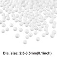 thumbnail image 4 of 1 Pack 0.1" White Mini Polystyrene Foam Beads Ball Round for The Arts, DIY Crafts, Party Decorations, Fillings of Vase Pillow, 4 of 6