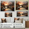 thumbnail image 4 of Designart "Daybreak Over Bridges" Bridges Picture Framed Canvas Art Print, 4 of 5