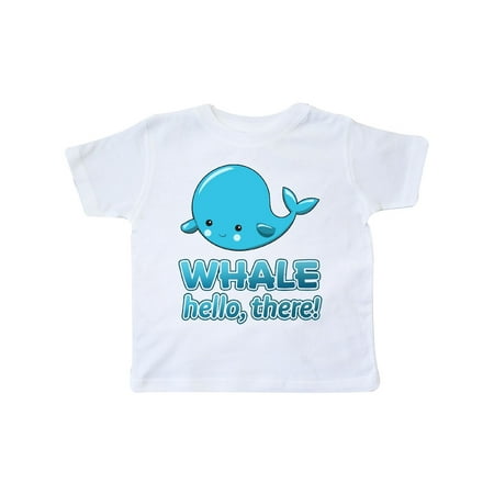

Inktastic Whale Hello There! Gift Toddler Boy or Toddler Girl T-Shirt