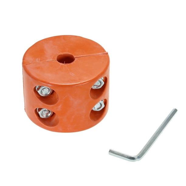 Anself Cable Hook Stop Stopper Rubber Cushion For Atv Utv Winch Orange Type 5