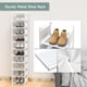 thumbnail image 4 of Vertical de 10 Niveles, Organizador de Zapatos Estrecho para Entrada o Clóset, Torre Alta y Delgada para Espacios Pequeños, Estante de Esquina – Blanco, 4 of 18