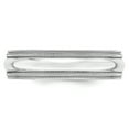 thumbnail image 2 of Primal Gold 10 Karat White Gold 6mm Double Milgrain Comfort Fit Band Size 13.5, 2 of 6
