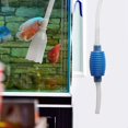 thumbnail image 3 of Sifón de limpieza para acuarios. La bomba de sifón de una mano para acuarios puede drenar y cambiar el agua en minutos (azul), 3 of 5
