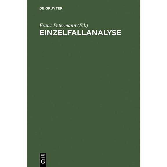 Einzelfallanalyse, (Hardcover)