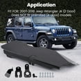 thumbnail image 3 of BFO Steel Fuel Gas Tank Skid Plate Fit for 2007-2008-2018 2-Door Jeep JK Wrangler, 3 of 6