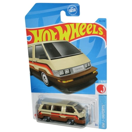 Hot Wheels HW J-Imports 6/10 (2021) Tan 1986 Toyota Van Toy 95/250