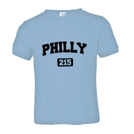 

PleaseMeTees™ Toddler Philly 215 Area Code Philadelphia Distressed Tee