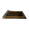 thumbnail image 2 of Ahgly Company Indoor Rectangle Abstract Orange Modern Area Rugs, 2' x 4', 2 of 4