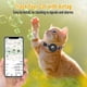 thumbnail image 3 of Suitable for Airtag Cat Collar, Reflective Cat Collar with Bell and Safety Buckle, with Waterproof Airtag Holder Adjustable 22-35cm (Pink), 3 of 5