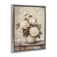thumbnail image 4 of Stupell Industries Lovely Cottage Bouquet Plants & Flowers Painting Gray Floater Framed Canvas Art Print Wall Art, 17 x 21, 4 of 10