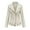 White, variant on Lindreshi Womens Fall Fashion Leather Jacket Clearance Women's Leather Long Sleeved Short Hoodless Faux Leather Outwear Lapel Jacket