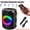 Black Enhanced Edition - With Microphone, variant on Portable Karaoke System, Portable Speaker, Stereo Speaker, Subwoofer, Outdoor Wireless Speaker, Party Disco Light, TWS, TF, AUX, MIC, Microphone Selectable, Holiday Gift