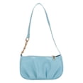 thumbnail image 1 of Bolso Plisado Bolso pequeño informal con cadena plisada para mujer, de Color sólido, para axilas (azul) Tmvgtek Para Estrenar, 1 of 5