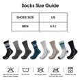 thumbnail image 4 of KOITHOT 8 Pairs Wool Socks for Men, Crew Socks Thermal Warm for Winter Work Hiking, 4 of 6