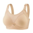 thumbnail image 3 of Aofany Wireless Bras for Women Breathable Full Coverage Push Up Bras Comfy Support Everyday Bra, 36B/C-42B/C, 3 of 8