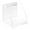 Clear Base (Mirrored), variant on Plymor Clear Acrylic Slanted Front Display Case with Black Base (Mirror Back), 6" x 6" x 6"