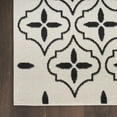 thumbnail image 5 of Nourison Essentials Outdoor Ivory Black 5' x 7' Area Rug (5x7), 5 of 9