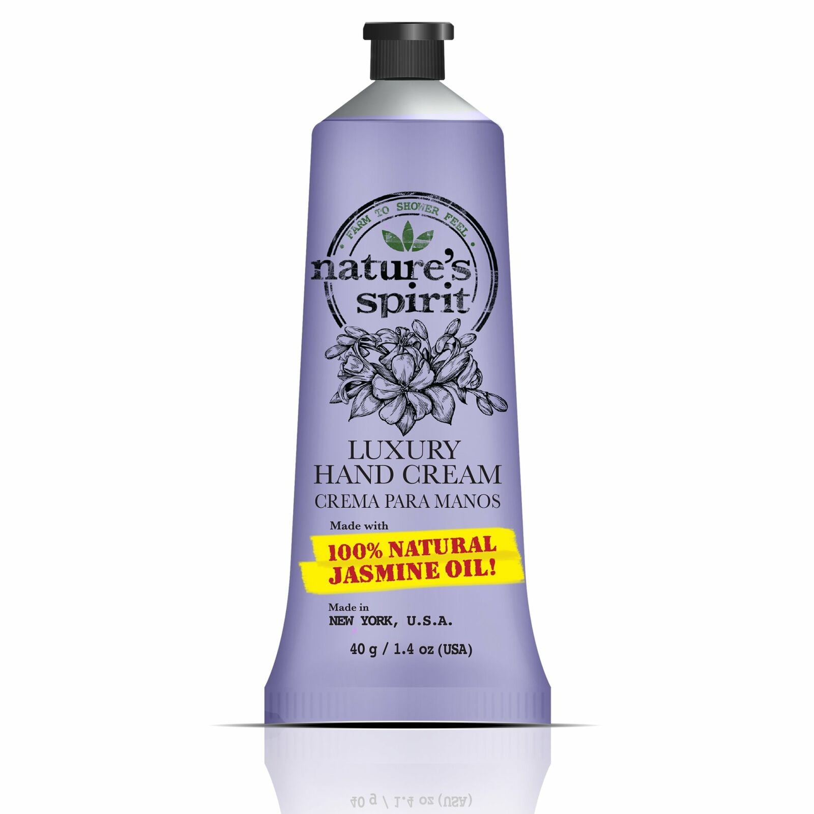 Nature's Spirit Luxury Hand Cream Shea Butter 1.4 oz.