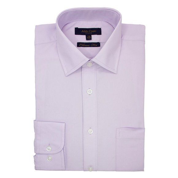 Camisa Lila Manga 4-5 Cuello 18.0