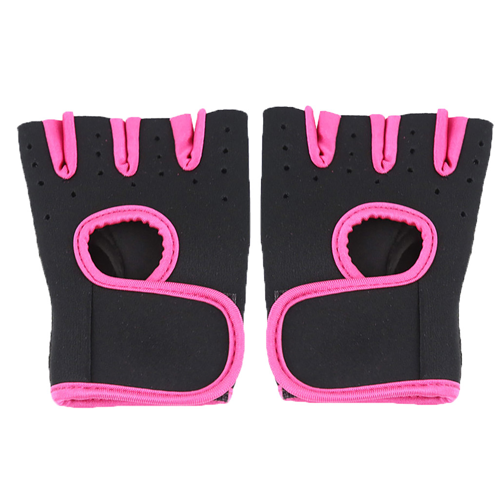 WOXINDA Women Men Half Finger Work Out Gloves Sport Weight Lifting
