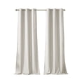 thumbnail image 3 of SUNSMART Polyester Printed Faux Silk Total Blackout Window Panel Pair SS40-0136, 3 of 7