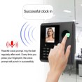 thumbnail image 3 of Face Recognition Fingerprints for Employees Small Business, Attendance and Access Control Machine, 300 Face Capacity, Time Clock, 2.5in Color Screen, TCPand IP, 3 of 7