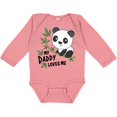 thumbnail image 3 of Inktastic My Daddy Loves Me- cute panda Boys or Girls Long Sleeve Baby Bodysuit, 3 of 5
