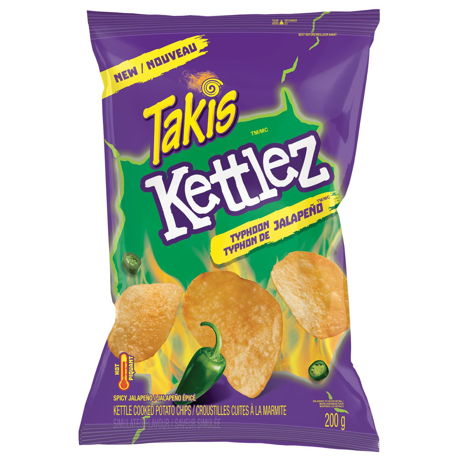 Takis Kettlez™ Typhoon Jalapeño™ Flavour Potato Chips