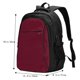 thumbnail image 5 of Balery Maroon Mochila con carga USB para hombre y mujer - Mochila impermeable y antirrobo para laptop con puerto USB para viajes, trabajo, 5 of 7