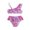 Style J, variant on GYRATEDREAM Infant Baby Girls Two Piece Swimsuits Print Bikini One Shoulder Ruffle Tankini Bathing Suit