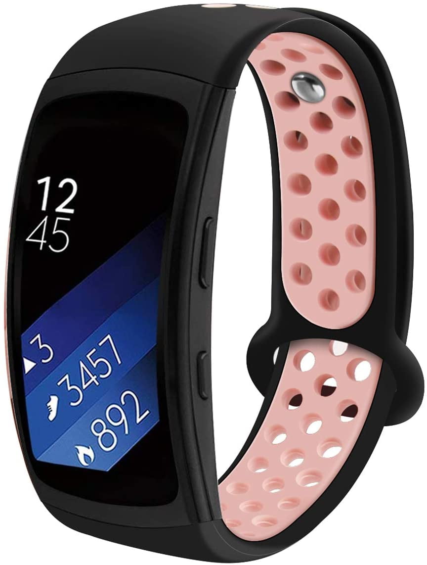 Compatible with Samsung Gear Fit2 Pro Bands/Gear Fit 2 Band, Solft Silicone Gear Fit2 Watch