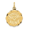 thumbnail image 1 of 14K Special Aunt Charm in 14k Yellow Gold, 1 of 2