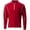 Red, variant on Men's Eco Tour 1/4 Zip Golf Pullover Shirt Jacket for Golfing Charcoal M