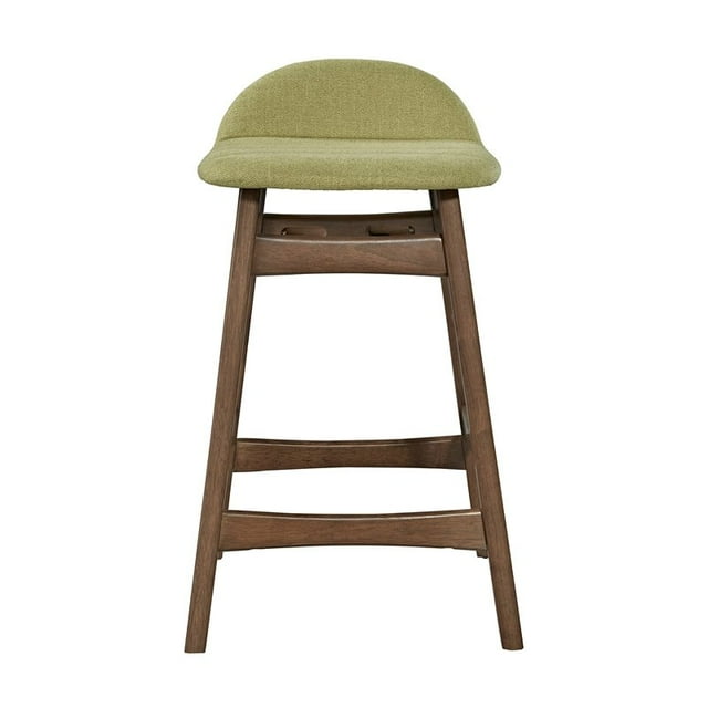 Chaise de Comptoir 24 Pouces Marron Moyen - Vert (RTA)