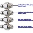 thumbnail image 4 of Pressure Washer Nozzle,downstream Nozzle Kit With 4 Way Tip Holder For Soft Wash,1/4in Quick Connect, 4 of 5