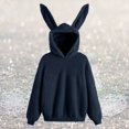 thumbnail image 3 of SIYUDAN Hoodies for Women Long Sleeve Hoodie Women Pullover Unisex HoodieBlue Sweatshirt for women 's Fall Jacket Street Style Clothes, 3 of 7