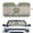 Boho Dog Paw, variant on Yuyamidu Cow Print Car Sunshade for Windshield Western Aztec Auto Front Window Sun Shade for Big Sedan SUV Van Portable Car Shield Sun Protector UV Ray