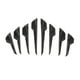 thumbnail image 2 of 8pcs Universal Car Body Spoiler Parachoques Delantero Canards Lip Splitters, 2 of 8