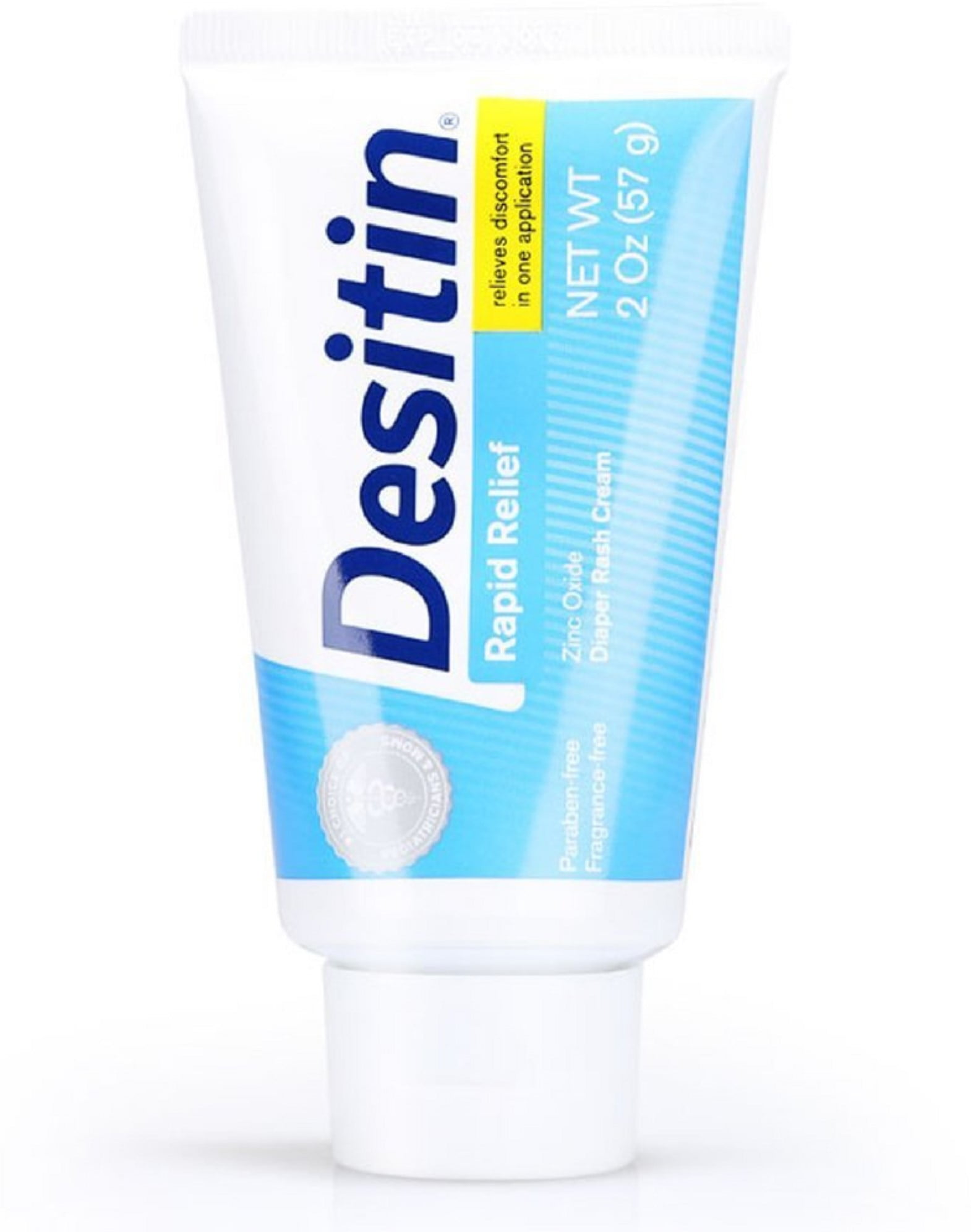6 Pack DESITIN Rapid Relief Diaper Rash Creamy Ointment 2 oz
