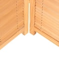 thumbnail image 4 of Oriental Furniture 6 ft. Tall Adjustable Shutter Room Divider Natural - 3 Panel, 4 of 6